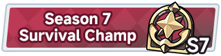 Season 7 Survival Champ